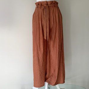 Sportsgirl Burgundy Crinkle Pants 